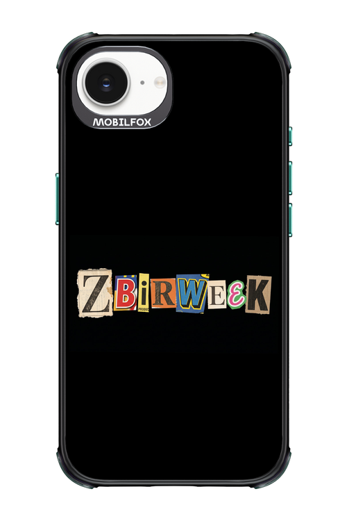 Zbirweek (black) 2.0 - Apple iPhone 16e