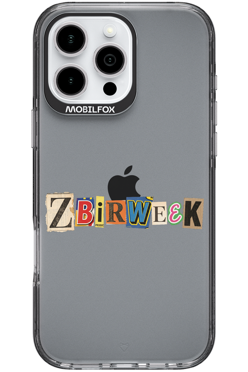 Zbirweek (transparent) 2.0 - Apple iPhone 16 Pro Max