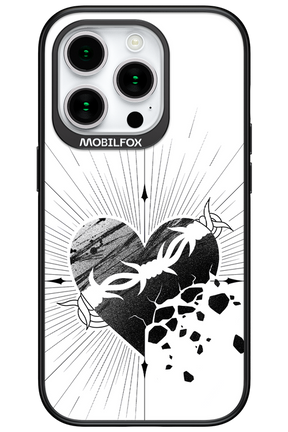 Fekete Szív - Apple iPhone 15 Pro