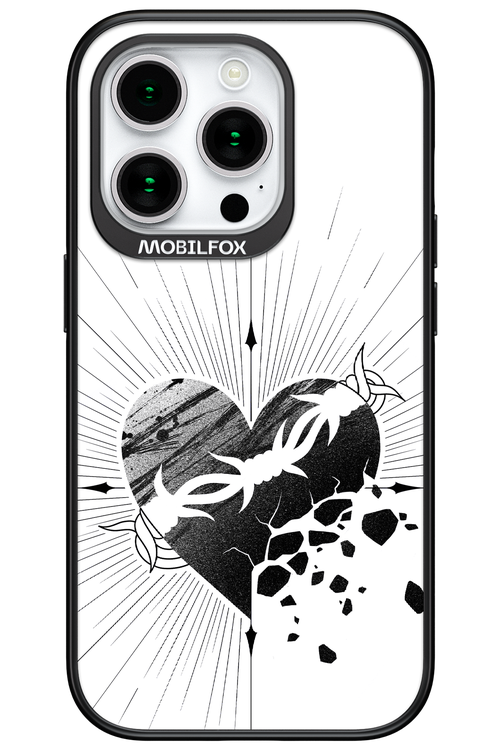 Fekete Szív - Apple iPhone 15 Pro
