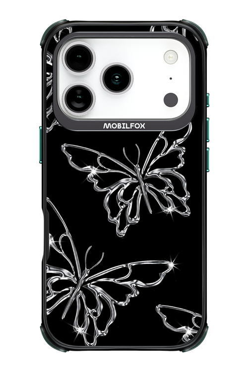 Silver Butterfly 2.0 - Apple iPhone 17 Pro