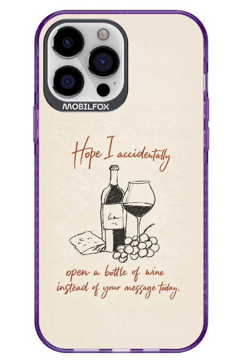 Bottle of wine 2.0 - Apple iPhone 13 Pro Max