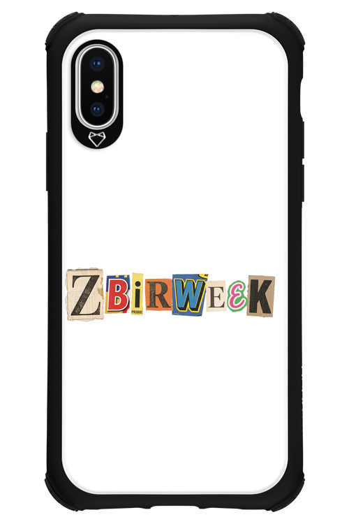Zbirweek (white) 2.0 - Apple iPhone X