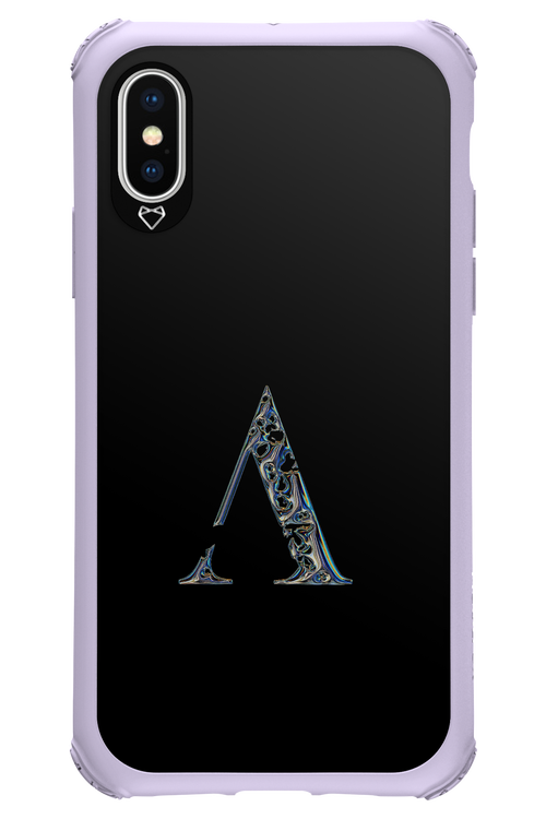 ⁠ ⁠Azteca A Chrome Logo - Apple iPhone XS