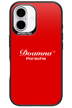 Doamna Porsche (red) - Apple iPhone 16