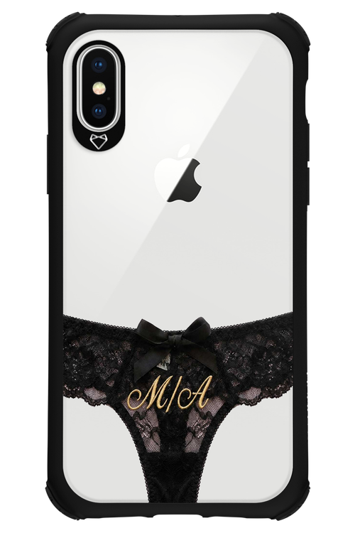 Black Panties Transparent 2.0 - Apple iPhone XS