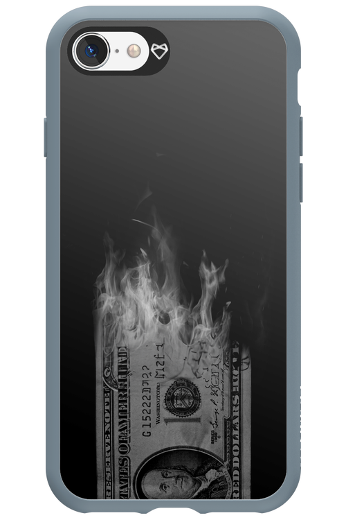 Money Burn B&W 2.0 - Apple iPhone SE 2022