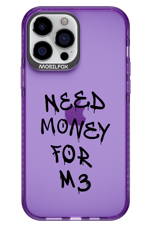 Need M3 Transparent Black - Apple iPhone 13 Pro Max