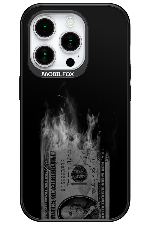 Money Burn B&W 2.0 - Apple iPhone 15 Pro