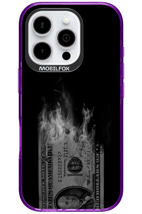 Money Burn B&W 2.0 - Apple iPhone 16 Pro