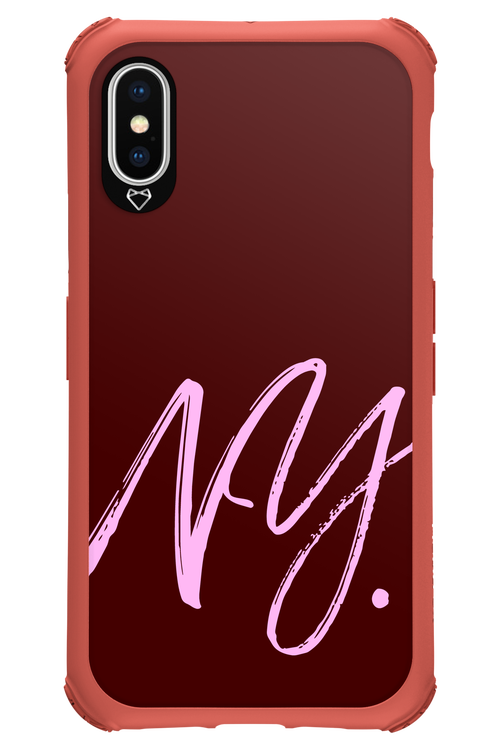 (Dark Blush) NY 2.0 - Apple iPhone X