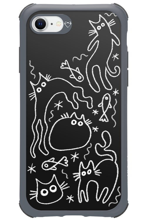 CHALK_CATS 2.0 - Apple iPhone 8