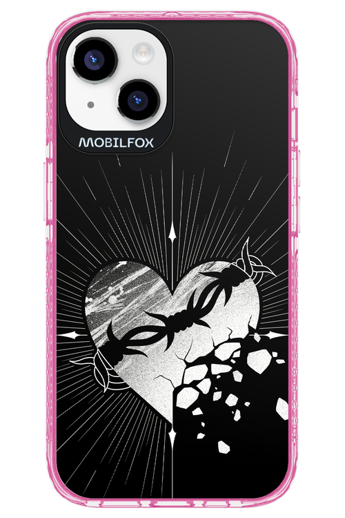 Fehér Szív - Apple iPhone 14