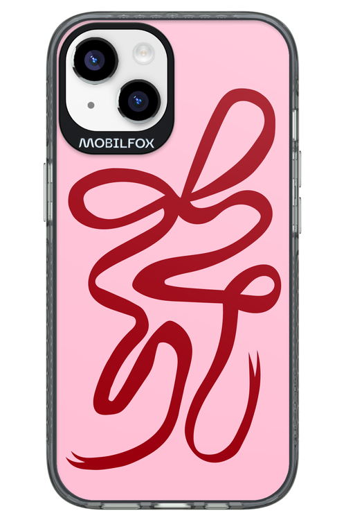 Burgundy Bow - Apple iPhone 14