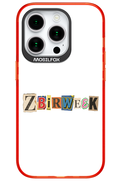 Zbirweek (white) 2.0 - Apple iPhone 15 Pro