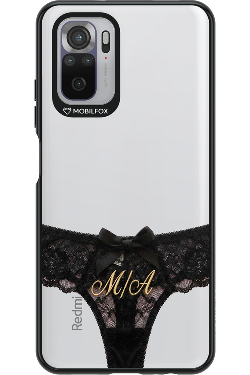 Black Panties Transparent 2.0 - Xiaomi Redmi Note 10