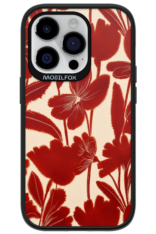 Burgundy Flowers 2.0 - Apple iPhone 14 Pro