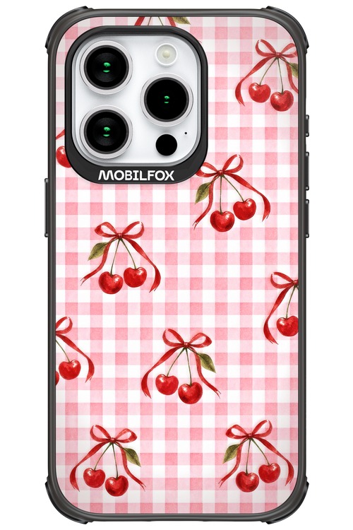 Pink Cherry Checked 2.0 - Apple iPhone 15 Pro