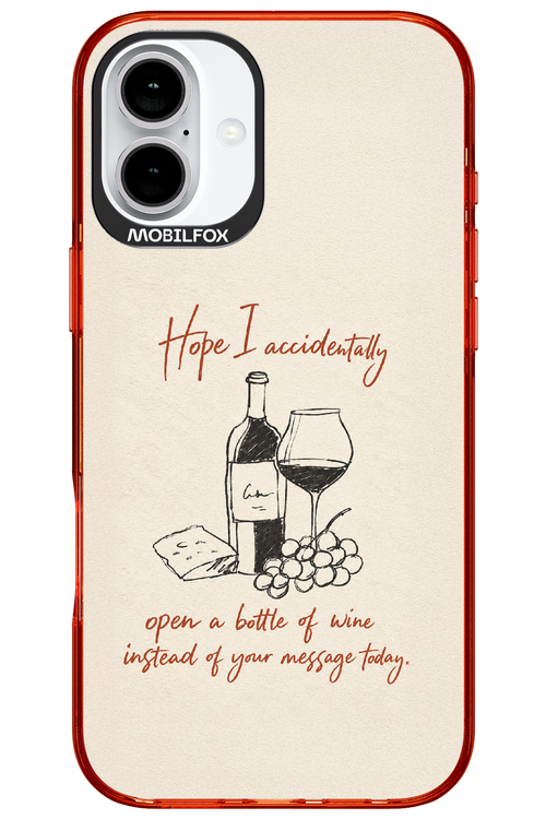 Bottle of wine 2.0 - Apple iPhone 16 Plus