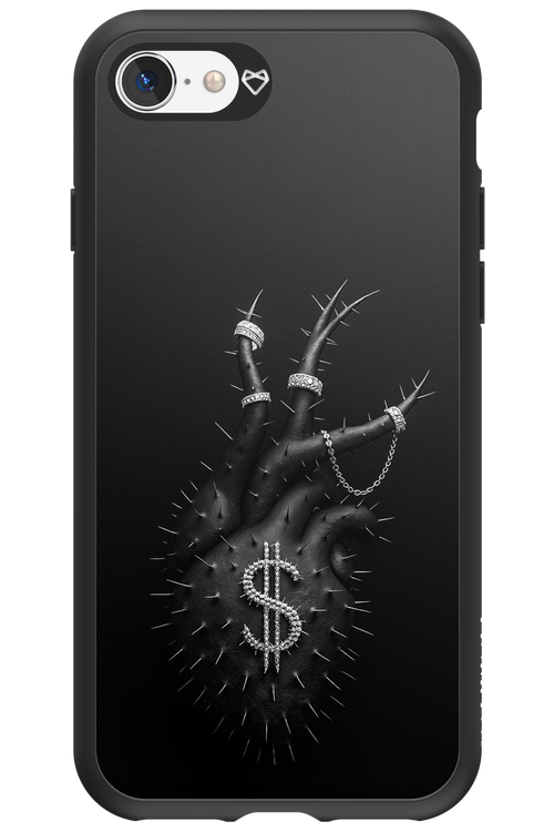 Black Heart - Apple iPhone SE 2022