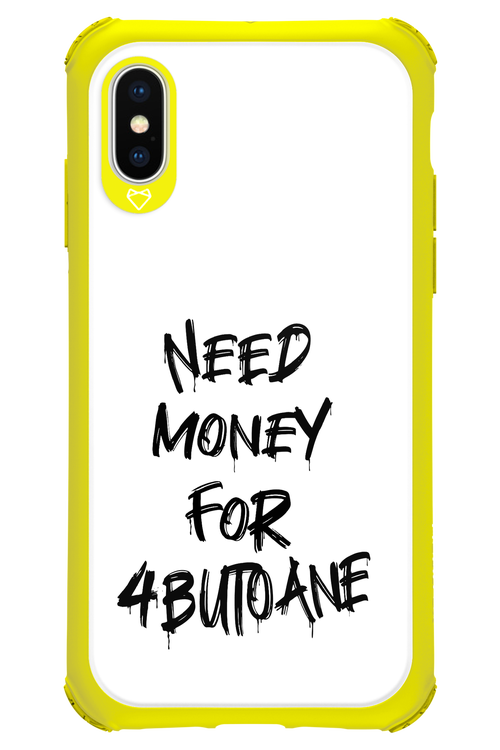 Need Money For Butoane Black - Apple iPhone X