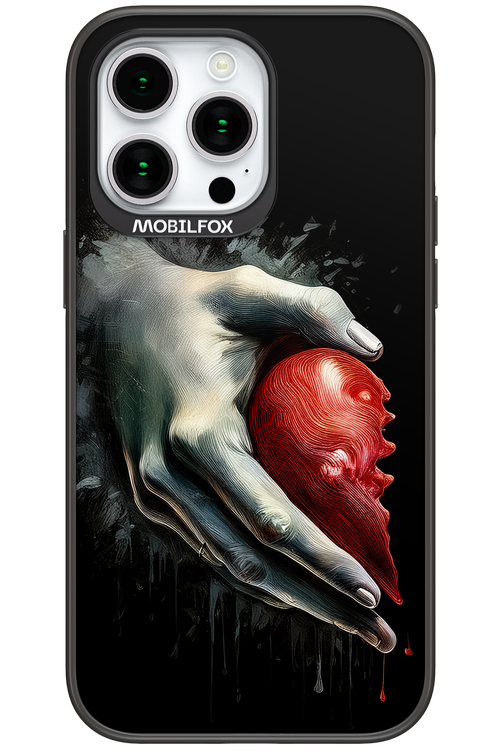 Painted Hearted Left - Apple iPhone 15 Pro Max