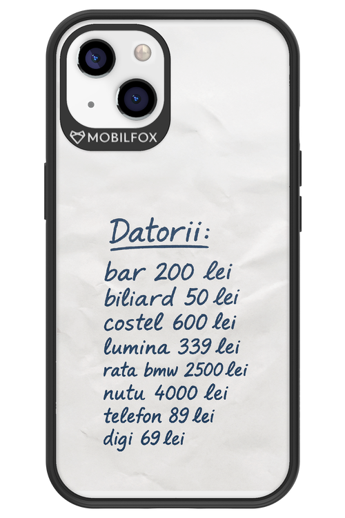 The List - Apple iPhone 13