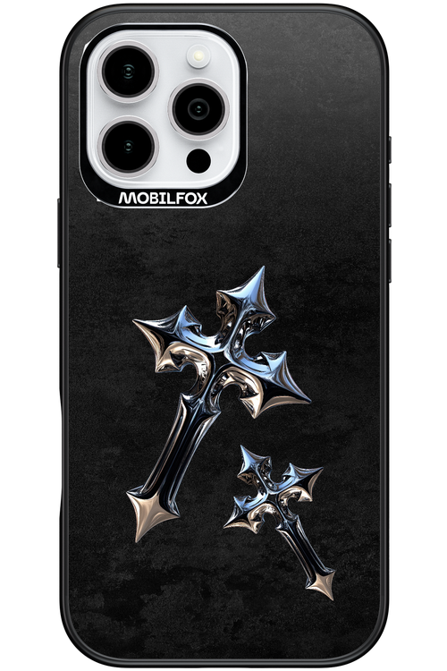 Chrome Crosses - Apple iPhone 16 Pro Max
