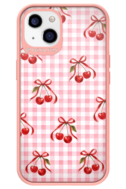 Pink Cherry Checked 2.0 - Apple iPhone 13