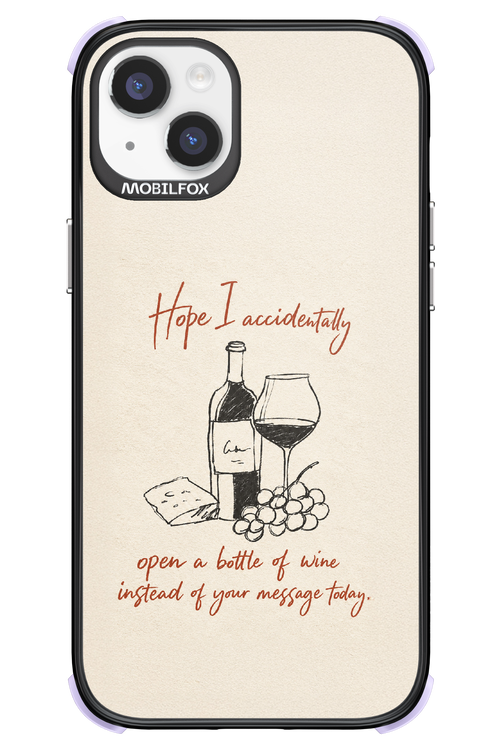 Bottle of wine 2.0 - Apple iPhone 14 Plus