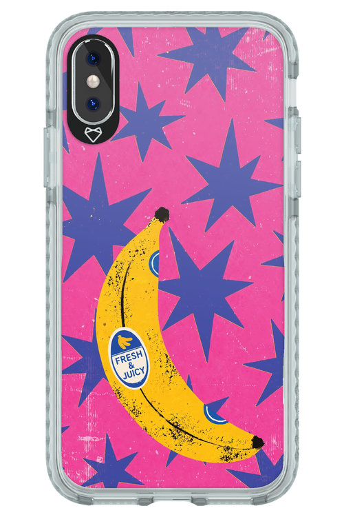BANANA POP BLUE 2.0 - Apple iPhone X