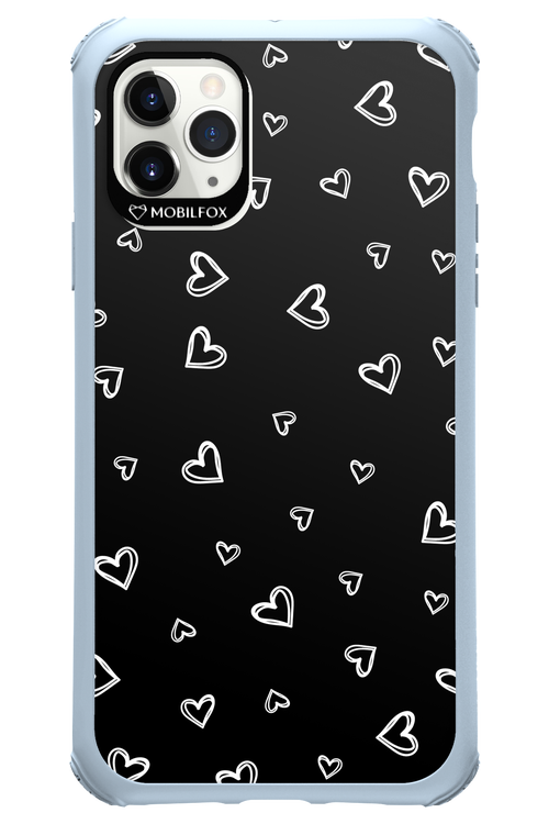 Monochrome Hearts 2.0 - Apple iPhone 11 Pro Max