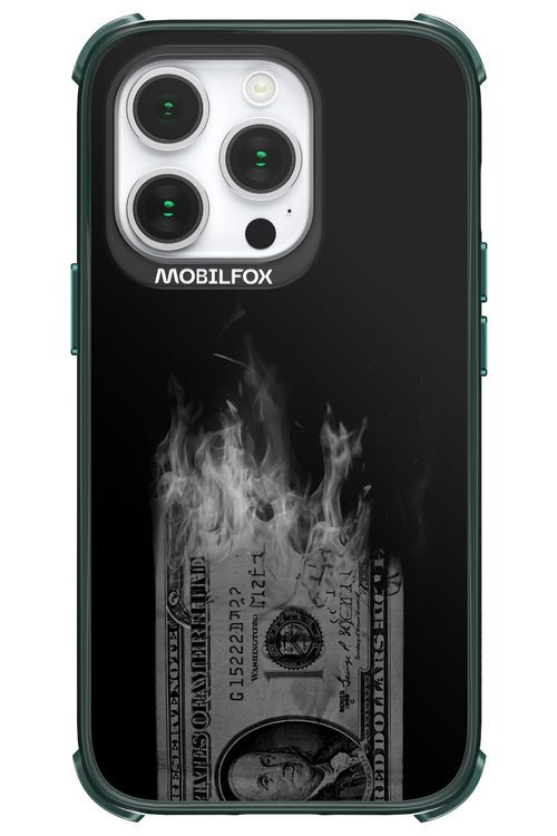 Money Burn B&W 2.0 - Apple iPhone 14 Pro