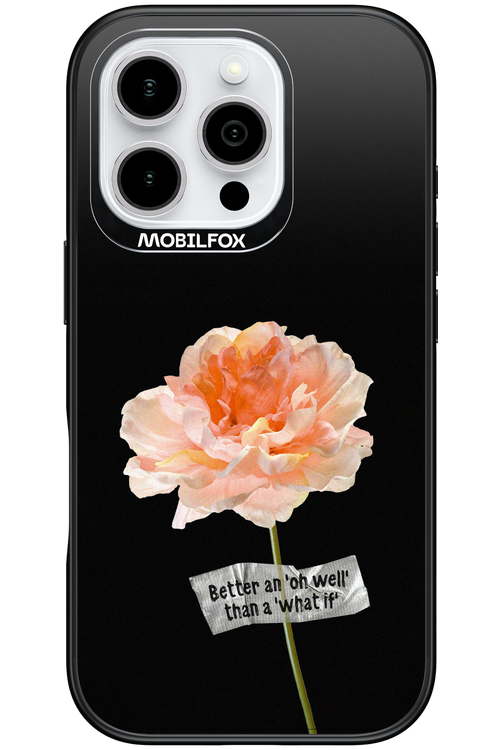Flower Black - Apple iPhone 16 Pro