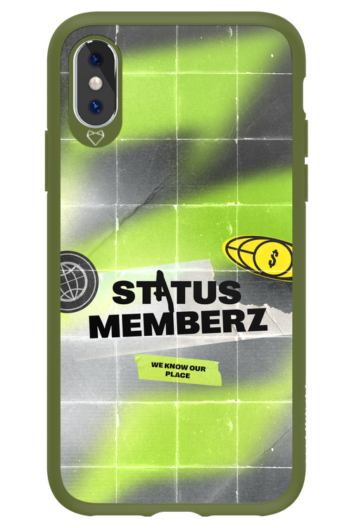 Status Memberz - Apple iPhone X