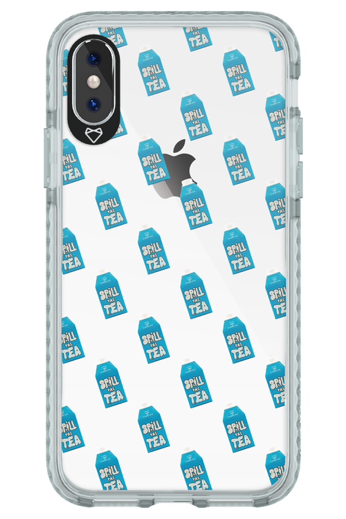 Blue Tea Party Chaos - Apple iPhone X