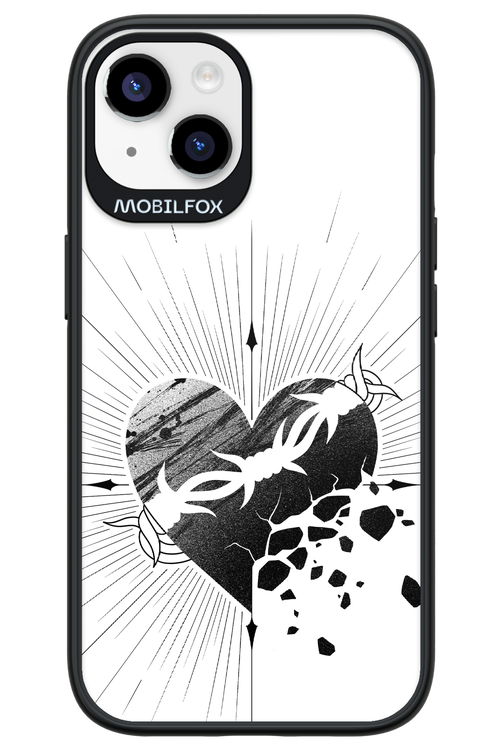 Fekete Szív - Apple iPhone 14