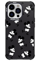 Iconic Mouse (antracite pattern) - Apple iPhone 13 Pro