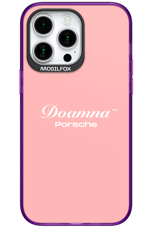 Doamna Porsche (pink) - Apple iPhone 15 Pro Max