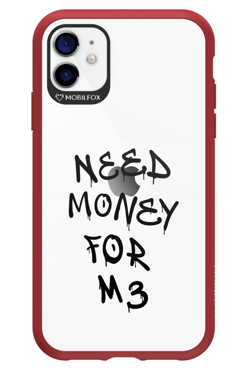 Need M3 Transparent Black - Apple iPhone 11