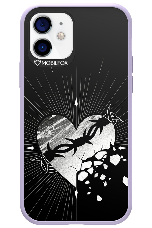 Fehér Szív - Apple iPhone 12