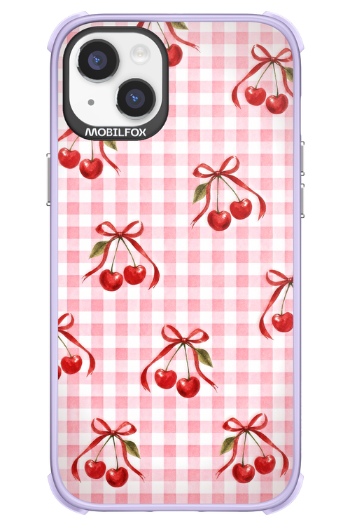 Pink Cherry Checked 2.0 - Apple iPhone 14 Plus