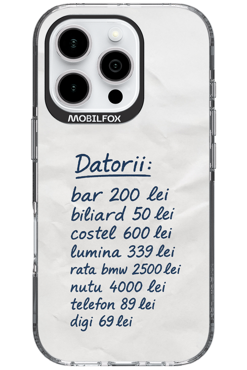 The List - Apple iPhone 16 Pro