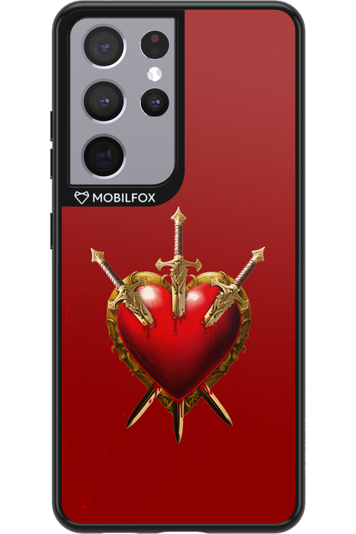 Heart Attack Red - Samsung Galaxy S21 Ultra