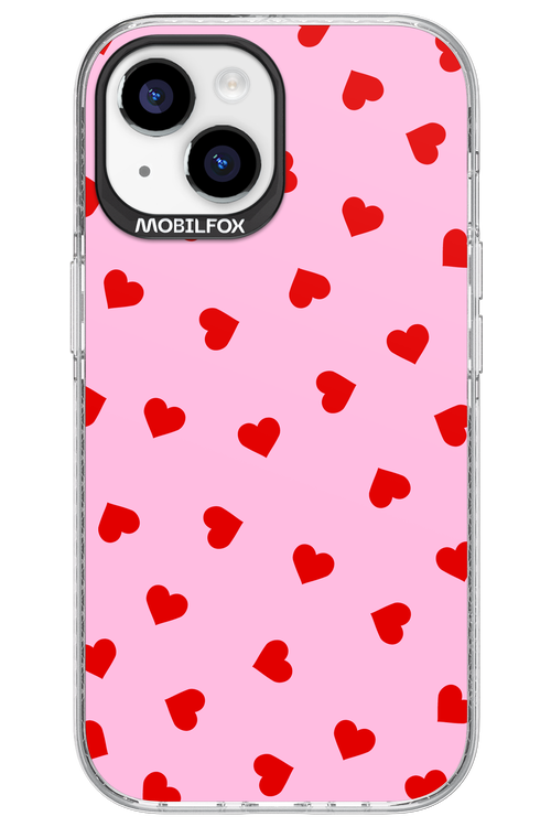 Sprinkle Heart Pink - Apple iPhone 15