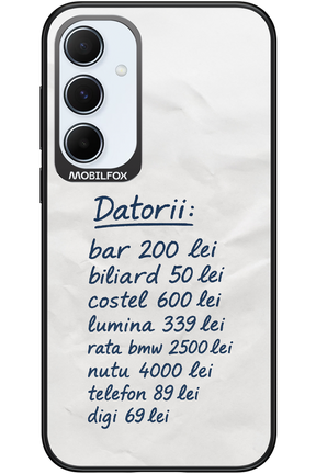 The List - Samsung Galaxy A55