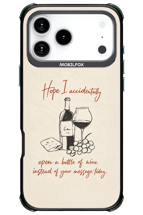 Bottle of wine 2.0 - Apple iPhone 17 Pro Max