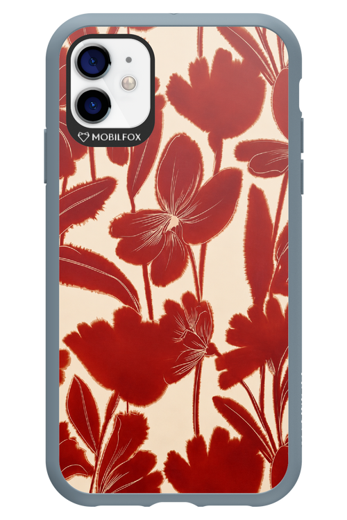 Burgundy Flowers 2.0 - Apple iPhone 11
