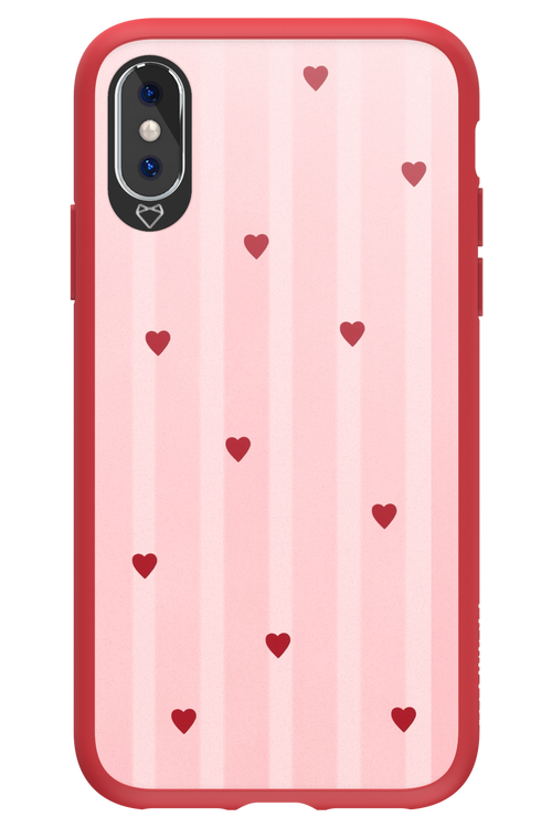 Red Little Hearts 2.0 - Apple iPhone XS