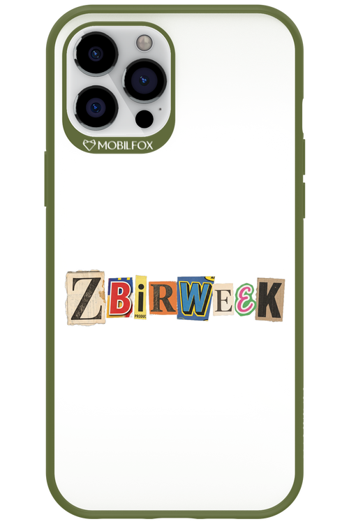 Zbirweek (white) 2.0 - Apple iPhone 12 Pro Max